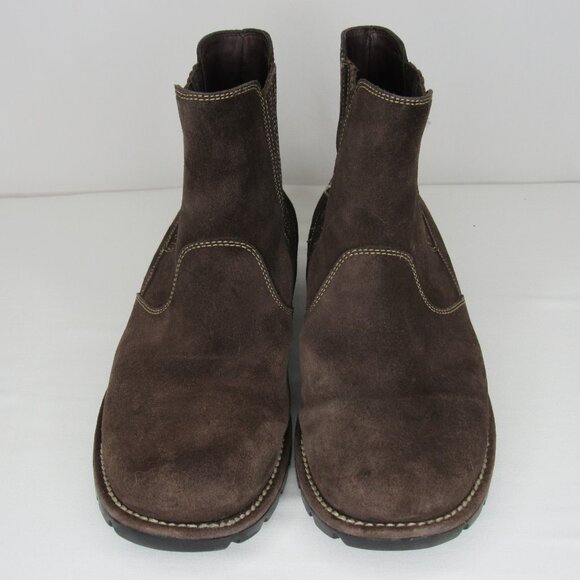 Cole Haan Brown Suede Leather Water Proof Bootie Women's 7 - Picture 2 of 9